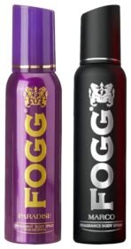 Fogg Fragrant Body Spray For Women, Paradise, 150ml & Marco Body Spray For Men, 150ml - Fast UK Delivery