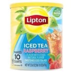 Lipton Raspberry Iced Tea Mix is The Perfect Blend of Thirst Quenching Tea and The Sweet Flavor of Ripe Raspberries. So Mix up a Pitcher Now 670g - Fast UK Delivery