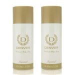 DENVER Imperial Deodorant (165ML Each) Pack of 2 | Long Lasting Deo Body Spray for Men - Fast UK Delivery