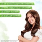 Mamaearth Curd Smoothening Shampoo For Women and Men; with Curd & Keratin for Smooth & Shiny Hair- 250 ml; Nourishes Dry Hair and Controls Frizz - Fast UK Delivery - Image 5