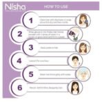 Nisha Natural Henna Based Hair Colour, Brown, Herbal Care with Silky & Shiny Soft Hair Formula pack of 10pc - Fast UK Delivery - Image 6