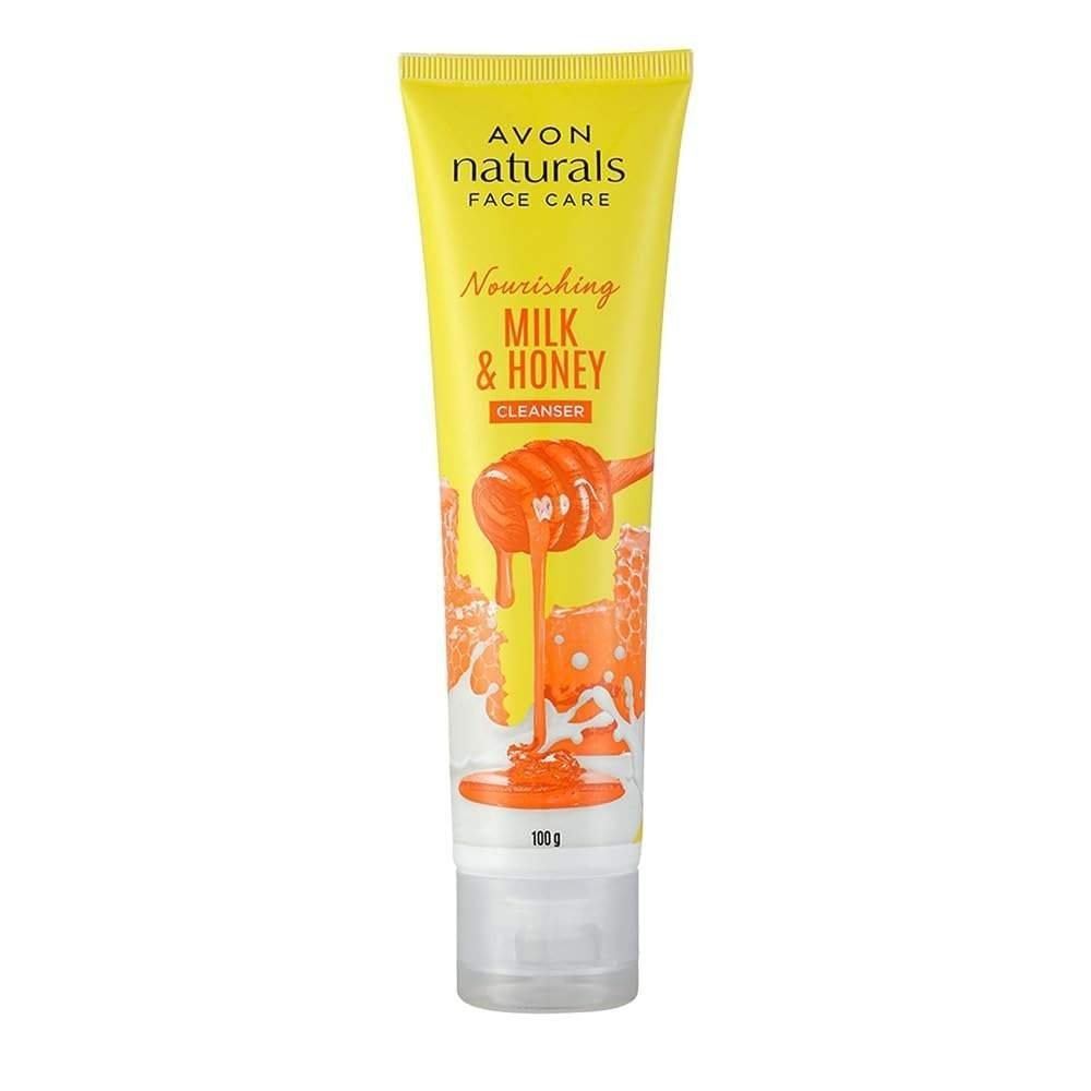 uk51sBB8fO4L-1.jpg AVON Naturals Honey and Milk Nourishing Cleanser I Increases Skin Hydration I Rejuvenates, Makes Skin Soft & Supple I 100 g - Fast UK Delivery - Image 1