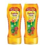 Saffola Honey Gold, 100% Pure, Made with Kashmir Honey, Squeezy pack 2 x 350g (Buy 1 Get 1) - Fast UK Delivery - Image 2