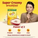 Saffola Oats | Rolled Oats | Delicious Creamy Oats | High Protein & Fibre| 2kg (Pack of 2 x 1kg) & Saffola Oats | Rolled Oats | Delicious Creamy Oats | High Protein & Fibre| 1Kg with 300g Free - Fast UK Delivery - Image 4
