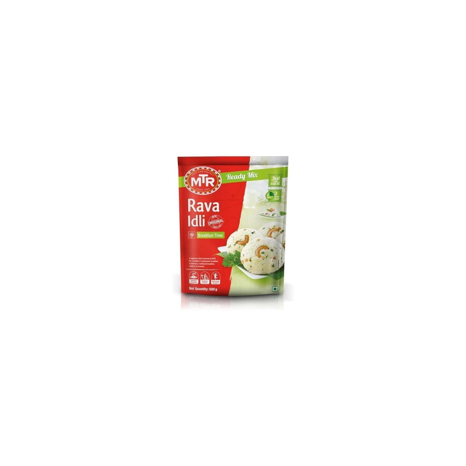 uk51tK4GvL3L-1.jpg MTR Rava Idli Mix - Breakfast Mix | Quick Breakfast | Instant Ready to Cook Mix | Ready-To-Make South Indian Breakfast | 500g - Fast UK Delivery - Image 1