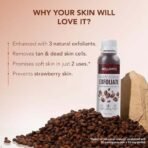 Bella Vita Organic Exfoliate Coffee Scrub For Face & Body, Blackhead Remover, De Tan Removal Ayurveda, Dirt Removal From Neck, Knees, Elbows, Arms, Pack of 2 (75 gm Each) - Fast UK Delivery - Image 4