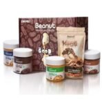 Beanut | Chocolate Muesli & Peanut Butter Gift Set | High Protein, Gluten-Free, Healthy Breakfast | 4x100 gm Peanut jar each and 400gm Muesli - Fast UK Delivery - Image 2