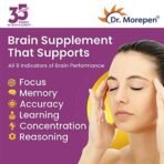 DR. MOREPEN Memory, Focus & Mood Tablets Enriched With GABA, Ashwagandha, Chamomile & Brahmi-Vitamins B1, B2, B3, Magnesium | Safe For Brain Health, Non-GMO & Preservatives Free-60 Tablets - Fast UK Delivery - Image 5