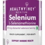 HealthyHey Nutrition Selenium 40mcg, 120 Capsules | Immune Support & Superior Absorption | Non-GMO - Fast UK Delivery