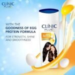 Clinic Plus Strength & Shine Shampoo with Egg Protein for Strength, Shine and Smoothness, 355 ml - Fast UK Delivery - Image 6