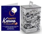 Swad Happy Karwa Chouth Chauth Gift for wife with Card (Swad Digestive Candy 125 Gift Box & 1 Greeting card) - Fast UK Delivery - Image 2