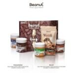 Beanut | Chocolate Muesli & Peanut Butter Gift Set | High Protein, Gluten-Free, Healthy Breakfast | 4x100 gm Peanut jar each and 400gm Muesli - Fast UK Delivery - Image 4