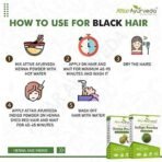 Attar Ayurveda Natural Dye for Black Hair (Henna Leaves powder, Indigo leaves powder combo pack) (200 grams + 200 grams = 400 grams total) - Fast UK Delivery - Image 6