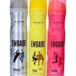 Engage Blush Drizzle Tease Deodorant Spray For Women (Pack Of 3-165Ml) - Fast UK Delivery