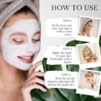 Deewal Premium Neem Clay Face Mask | 100% Vegan & Natural | Purifies & Nourishes | Antibacterial & Anti-Acne Face Mask | Hydrating & Detoxifying Clay Pack | Deep Cleansing for Clear & Glowing Skin | For All Skin Types - Fast UK Delivery - Image 5