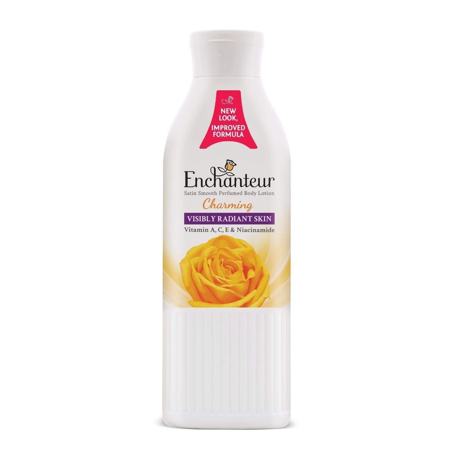 uk51uAosoiiBL-1-1.jpg Enchanteur Charming Perfumed Body Lotion with Aloe Vera & Olive Butter for Satin Smooth Skin| Non-Greasy Formula| Water-Based Lotion| Floral French Fragrance| 250ml - Fast UK Delivery - Image 1