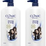 Clinic Plus Strong & Long Shampoo 1 L, With Milk Proteins & Multivitamins for Healthy and Long Hair - Strengthening Shampoo for Hair Growth (Pack of 2) - Fast UK Delivery