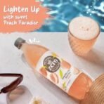 Paper Boat Peach Sparkling Water, 600ml | Carbonated Water | Zero Sugar, Zero Calories I Sugar Free - Fast UK Delivery - Image 5