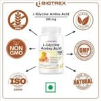 L-Glycine Amino Acid 500mg Supplement, Supports healthy sleep & immune system, Supports Brain Health 120 Veg. Capsules - Fast UK Delivery - Image 7