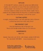 Newby Ceylon Heritage Loose Leaf Black Tea from Srilanka, 100g - Fast UK Delivery - Image 7
