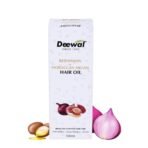 Deewal Red Onion + Moroccan Hair Oil - Strengthening Hair Oil | Natural 100% chemical free| Promotes Hair Growth & Reduces Hair Fall | 100ml - Fast UK Delivery