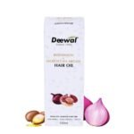 Deewal Red Onion + Moroccan Hair Oil - Strengthening Hair Oil | Natural 100% chemical free| Promotes Hair Growth & Reduces Hair Fall | 100ml - Fast UK Delivery