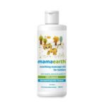 Mamaearth Soothing Massage Oil for Babies - 200ml | Infused with Sesame, Almond & Jojoba Oil | Heals Skin & Builds Immunity, Light & Safe, Non-staining Oil - Fast UK Delivery