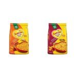 Saffola Masala Oats Classic Masala - 500 gm and Masala & Coriander - 500 gm - Fast UK Delivery