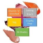 Bonjour Paris Coat Me Cream Lipstick Vitamin E Enriched Long Stay Super Smooth and Soft, Reds &Coral (Burnt Amber) 4.2 gm. - Fast UK Delivery - Image 4