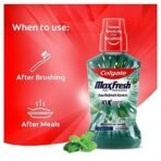 Colgate Maxfresh Plax Antibacterial Mouthwash, 24/7 Fresh Breath, Alcohol Free Mouth Wash Liquid for Bad Breath - 500ml Fresh Mint (Complete Oral Care) - Fast UK Delivery - Image 7