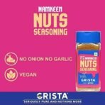 CRISTA Namkeen Nuts Seasoning | Healthy & Flavourful Snack Option | Mixed Spices Blend | Fresh & Flavourful | Zero added Colours, Fillers, Additives & Preservatives | No Onion | No Garlic | 50 gms - Image 4