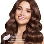 Nisha Cream Hair Colour 3.5 CHOCOLATE BROWN (60gm + 60ml + 18ml Nisha Conditioner with Natural Herbs 100% Grey Hair Coverage) Pack of 2 - Fast UK Delivery - Image 5