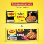 MAGGI 2-Minute Spicy Garlic Noodles, Easy To Cook Instant Noodles, Tasty Twist Of Spicy & Garlic, 248 Gram - Fast UK Delivery - Image 3