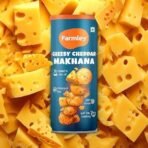 Farmley Roasted Makhana, & Flavoured Cheddar Cheese Makhana I 77 gram I Roasted In Olive Oil (Pack of 1) - Fast UK Delivery - Image 3