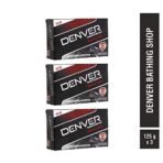 DENVER Black Code Bathing Soap -125GM Each (Pack Of 3) | Fragrance Soap Specially for Men - Fast UK Delivery - Image 3