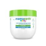 Mamaearth Baby Rich Moisturizing Cream With Almond Oil & Shea Butter For Dry Skin - 200 g | For Face & Body | 24-Hour Moisturization | Nourishes & Softens Skin - Fast UK Delivery