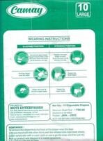 Camay Care Adult Diapers Pant Style 10 PCS with Soft Ultra Leak Guard and Anti-Bacterial Absorbent Core (Size - L to XL/Green) - Fast UK Delivery - Image 4