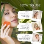 Deewal Premium Papaya Face Clay Mask | Ultra Cleansing & Tan Removal Face Pack | Reduces Blackheads & Deep Pore Purifying | Instant Brightening & Hydration | For Men & Women | All Skin Types - Fast UK Delivery - Image 5