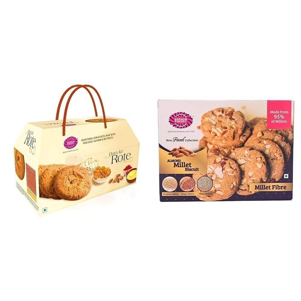 uk51w2xgTSCSL-1-1.jpg Karachi Bakery Dum Ke Rote (500 g) Karachi Bakery Almond Millet Biscuits, 300 g - Fast UK Delivery - Image 1