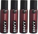 ENVY PASSION deo 120ml*4pc PS-04 Deodorant Spray - For Men Women (480 ml, Pack of 4) - Fast UK Delivery