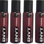 ENVY PASSION deo 120ml*4pc PS-04 Deodorant Spray - For Men Women (480 ml, Pack of 4) - Fast UK Delivery