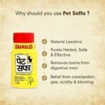 Pet Saffa Granules | Natural Laxative | Constipation Relief | Relief from disgetive problems like Acidity, Gas & Bloating - 60g (Pack of 5) - Fast UK Delivery - Image 7
