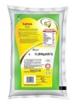 Saffola Tasty Refined Oil|Blend of Corn Oil & Rice Bran Oil|Cooking oil|Pro Fitness Conscious Edible Oil 1 Litre Pouch - Fast UK Delivery - Image 3