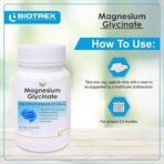 Magnesium Glycinate - 60 Veg Capsules, Supports Bone Health, Nerve & Muscle Function - Fast UK Delivery - Image 5