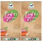 Organic Wellness Tulsi Indian Rose Tea | 25 Tea Bags, Set of 2 - Fast UK Delivery - Image 2