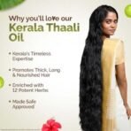 Mamaearth Kerala Thaali Hair Oil with Hibiscus, Bhringraj, Methi Dana & Amla for Thick & Long Hair - 150 ml | Stimulates Hair Growth | Nourishing Thali | 100% Natural Herbs | 12 Potent Herbs - Fast UK Delivery - Image 6