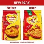 Saffola Soya Chunks with Supersoft Technology, 53% Protien, Tender & Juicy, 1kg & Saffola Masala Oats | Tasty Evening Snack| Healthy Snack| Peppy Tomato| 500g - Fast UK Delivery - Image 7