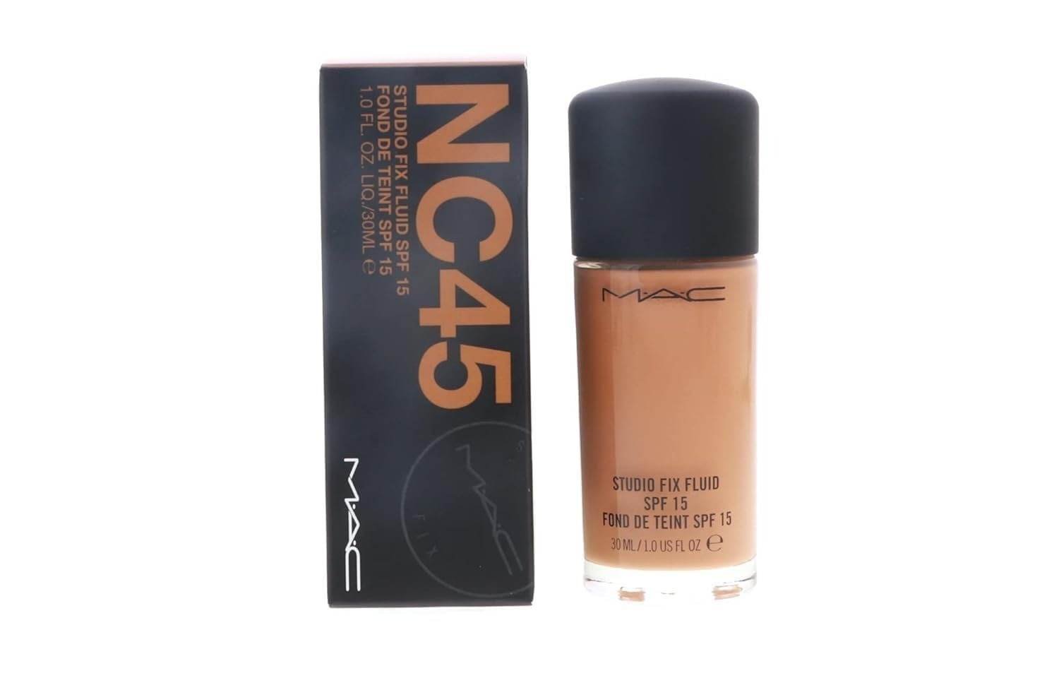 uk51xU-tkuDgL-1.jpg Aklaris Professional Waterproof oil-free Longlasting Liquid 24-hour colour-true foundation Matte Finish For Women, Girls (NC-45, 30 ML) - Fast UK Delivery - Image 1