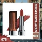 Maybelline New York Matte Lipstick, Intense Colour, 676 East Village Rose, 3.9g & Maybelline New York Colossal Kajal, Intense Colour, Waterproof, Long lasting 24Hrs Stay, Black, 0.35g - Fast UK Delivery - Image 4