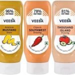 VEEBA AMERICAM MUSTARD SAUCE+CHIPOTLE SOUTHWEST DRESSING+THOUSAND ISLAND DRESSING (PACK OF 3*) 0.9 kg (Pack of 3) - Fast UK Delivery